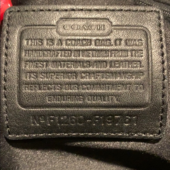 Black Coach bag/wallet set w/ addt shoulder strap - Picture 12 of 16